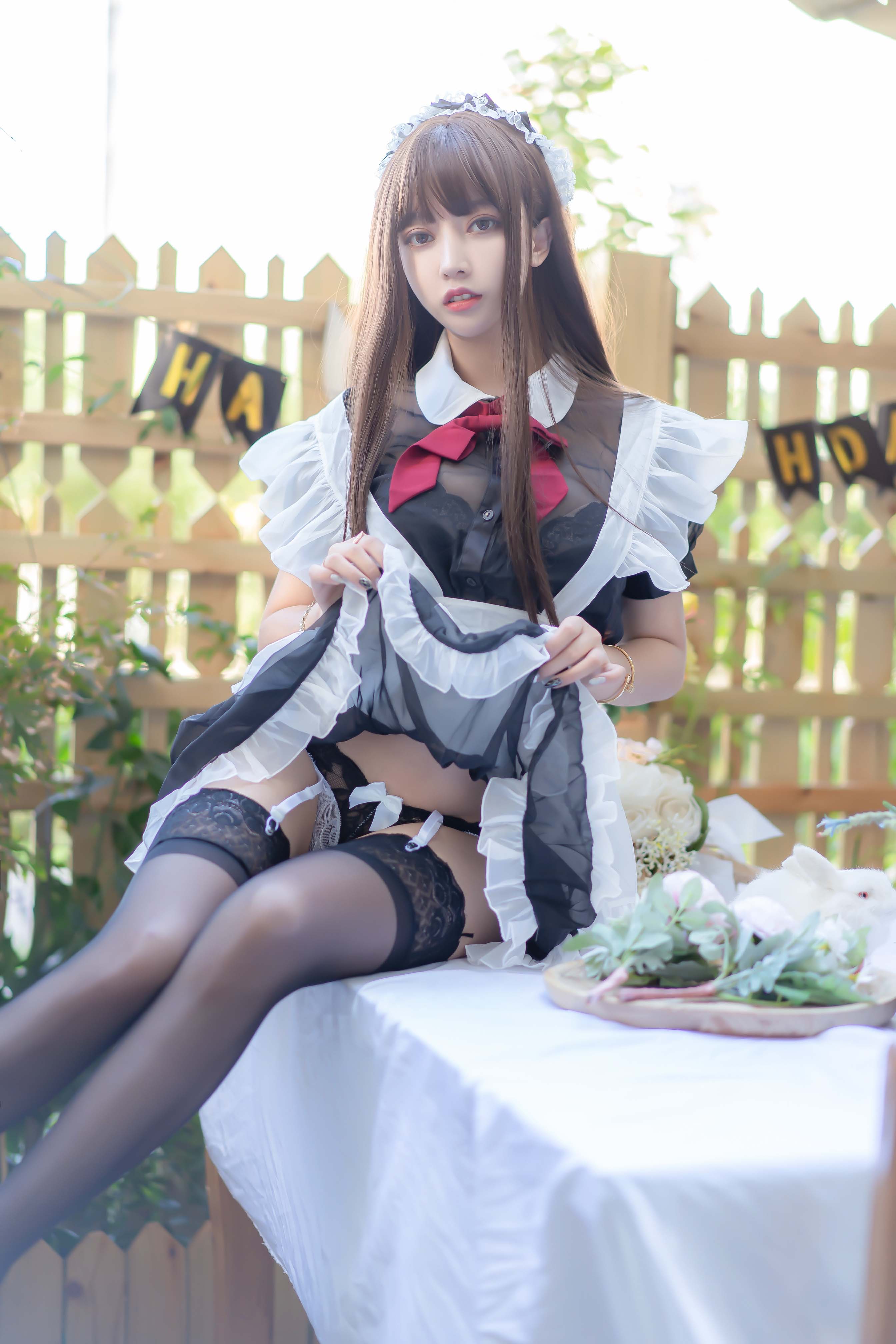 [过期米线线喵]NO.066女仆透插图8